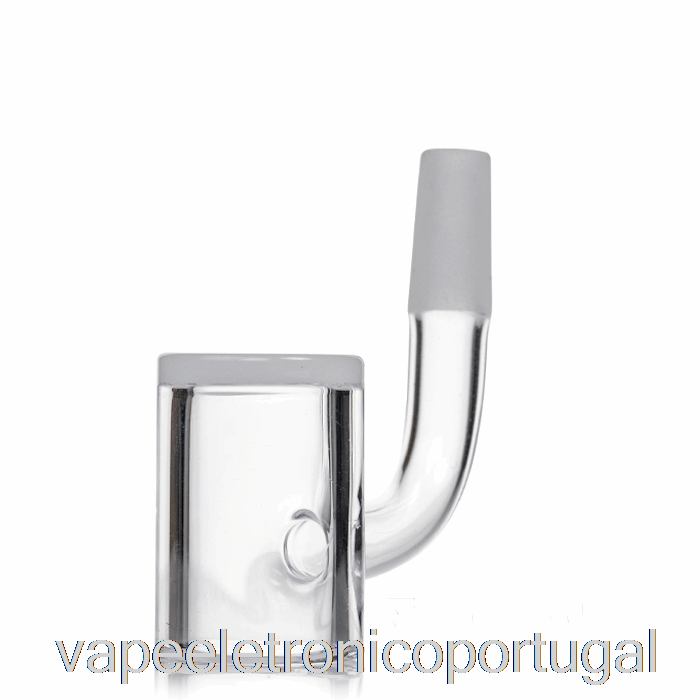 Vape Eletrônico Mj Arsenal 10mm Premium Quartzo Grande Balde Opaco Banger Prata - Meia Solda